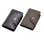 Card Holder With Zipper & Button