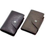 Card Holder With Zipper & Button