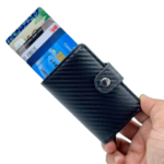 Card Holder With Button