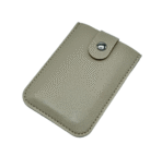 Card Holder With Button & Leather - Image 6