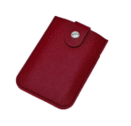 Card Holder With Button & Leather - Image 5